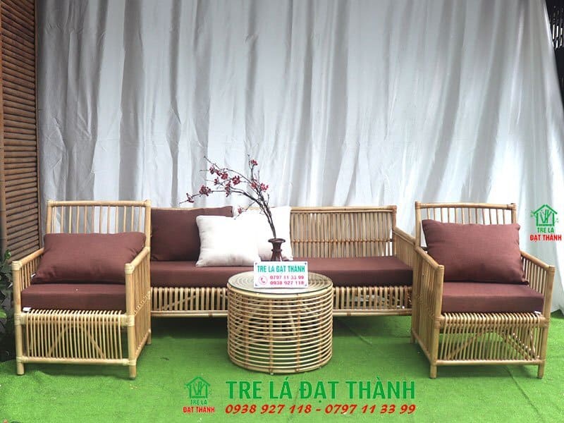 Bàn Ghế Mây Phòng Khách - BGMPK019